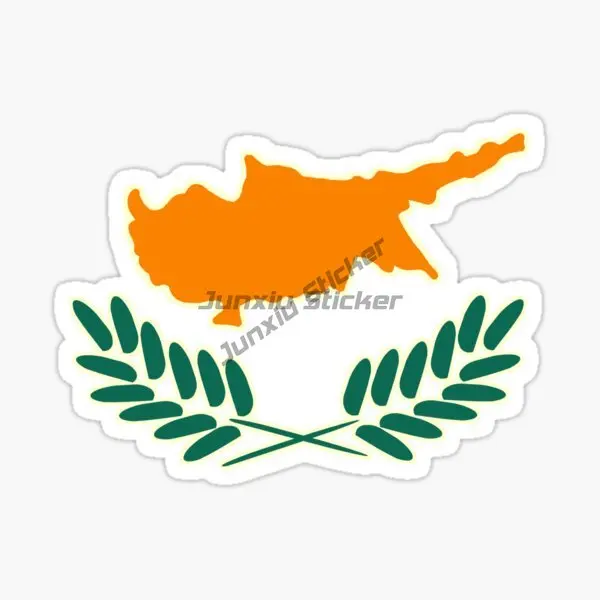 Creative Cyprus Flag Map Water - Car Accessories Cyprus 评论和价格
