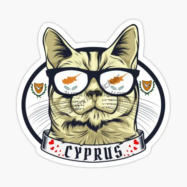 Creative Cyprus Flag Map Water - Car Accessories Cyprus 评论和价格