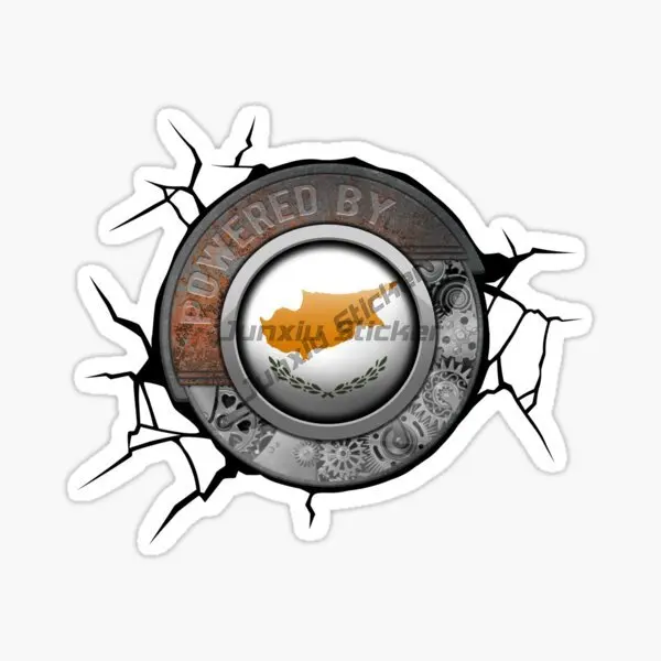 Creative Cyprus Flag Map PVC W - Car Accessories Cyprus 评论和价格