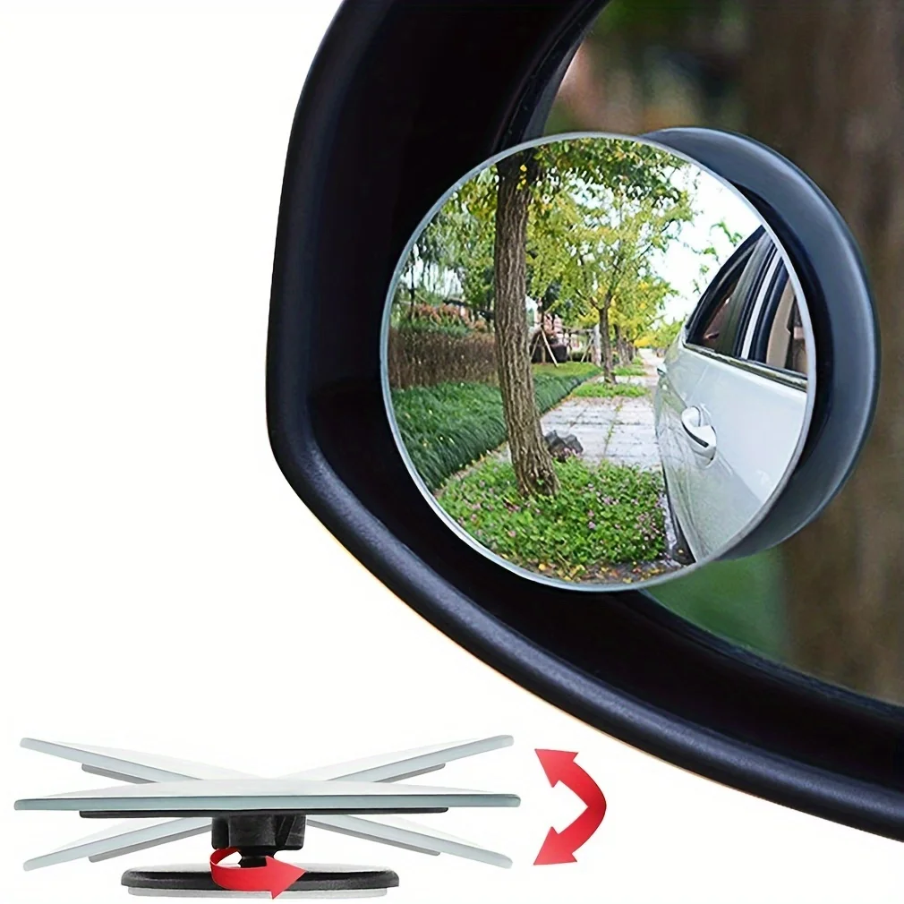 2pcs Car Rearview Mirror Round - Car Blind Spot Mirror 评论和价格