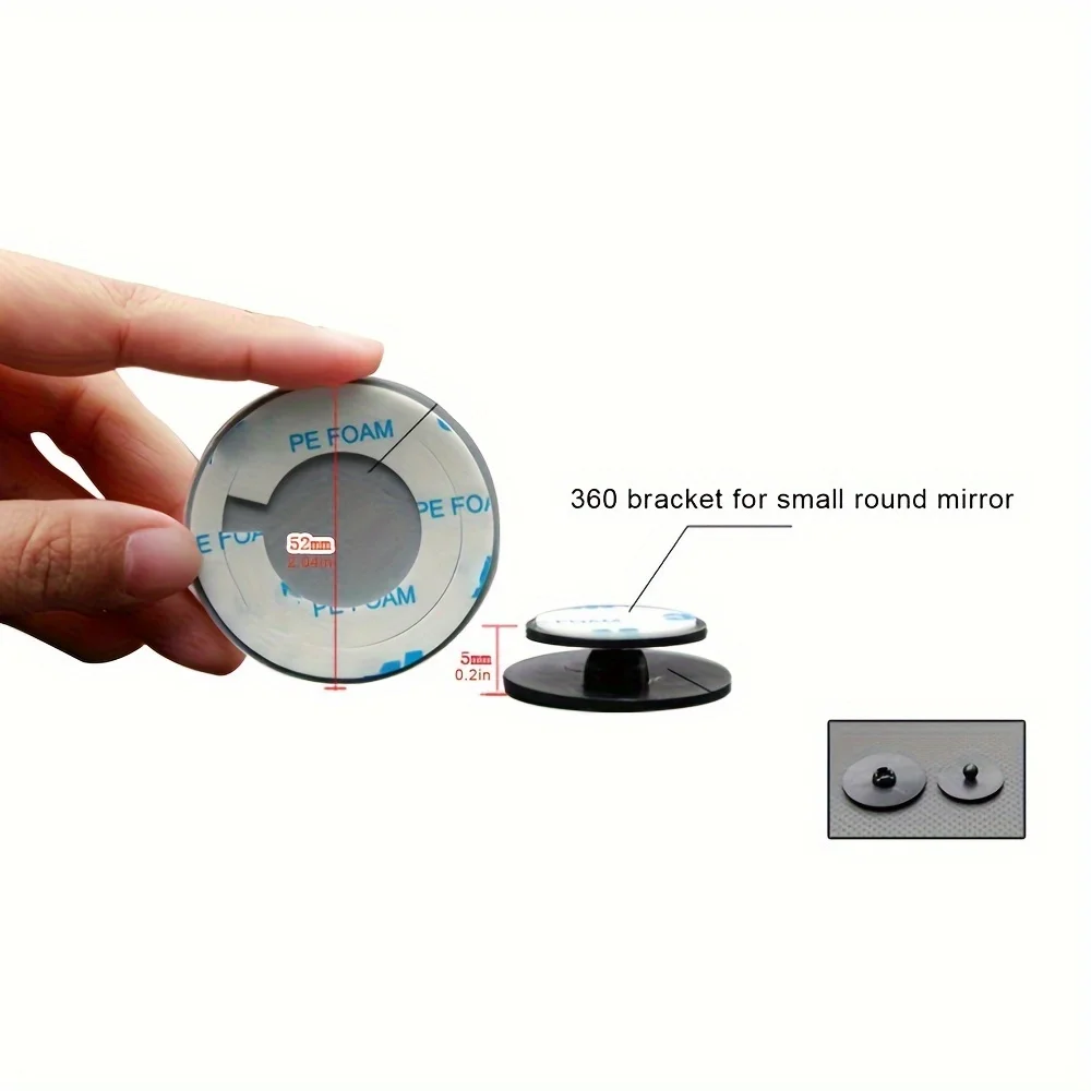 2pcs Car Rearview Mirror Round - Car Blind Spot Mirror 评论和价格
