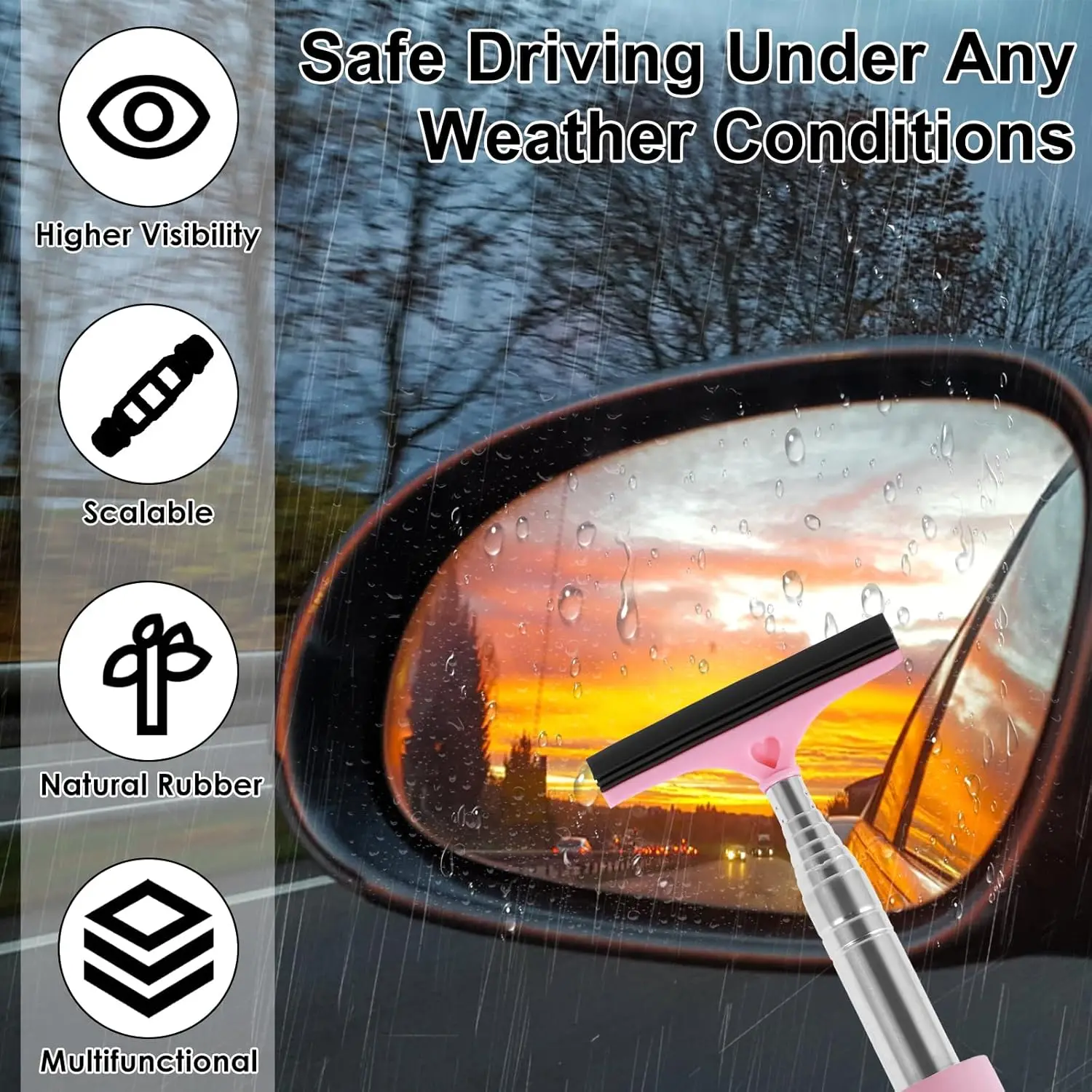 Rearview Mirror Windscreen Wip - Car Accessories Gifts 评论和价格