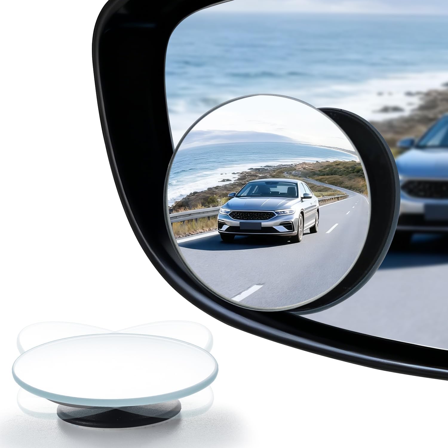 Blind Spot Mirror, Round HD Gl - Car Blind Spot Mirror 评论和价格