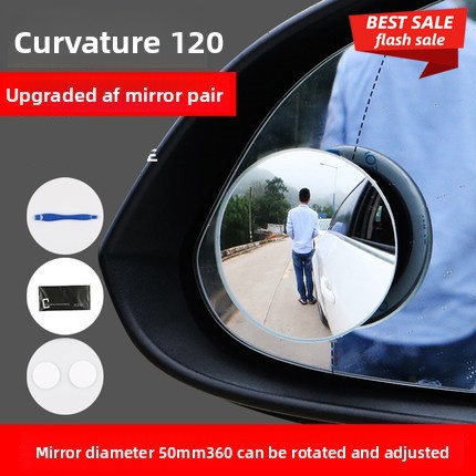 Car Frameless Small Round Mirr - Car Blind Spot Mirror 评论和价格