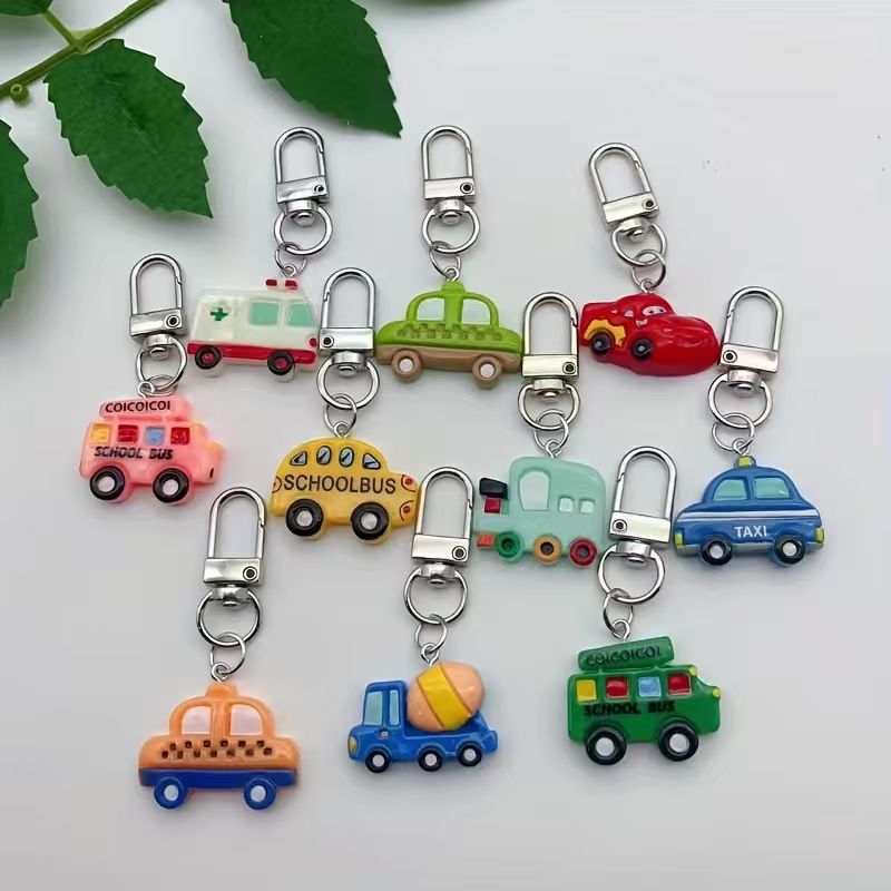 10pcs resin cartoon car keycha - Car Accessories Gifts 评论和价格