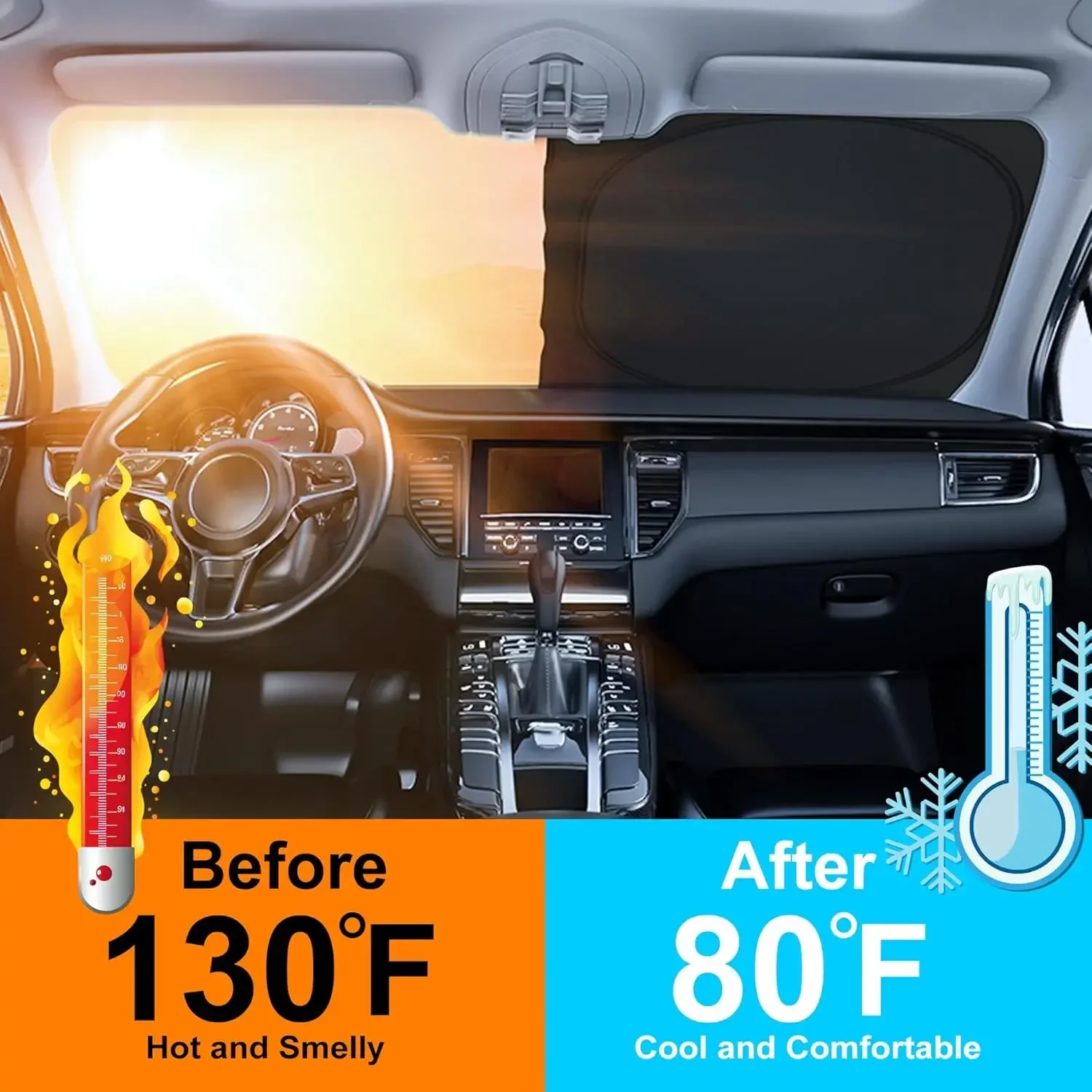Car Sunshade Front Windshield  - Car Accessories For Interior 评论和价格