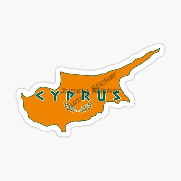 Creative Cyprus Flag Map Water - Car Accessories Cyprus 评论和价格