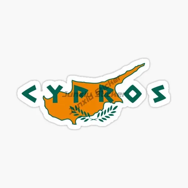 Creative Cyprus Flag Map Water - Car Accessories Cyprus 评论和价格